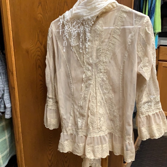 Coldwater Creek. Black See Through Lace. Size PMed - Picture 10 of 15